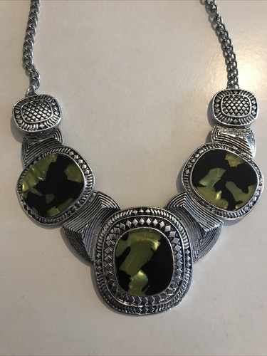 Vintage statement necklace - necklace, w