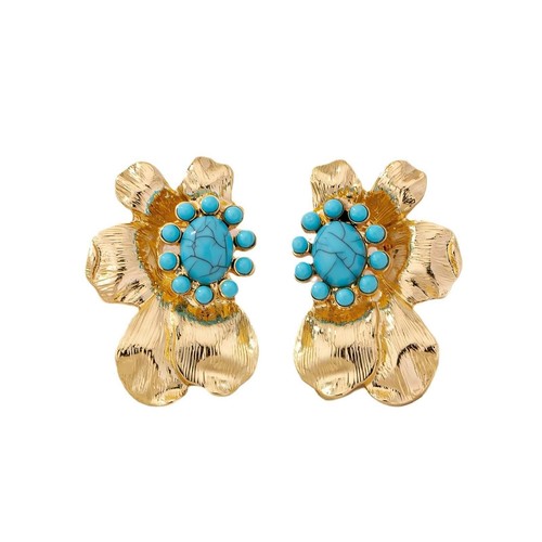Gold statement earrings for - statement,