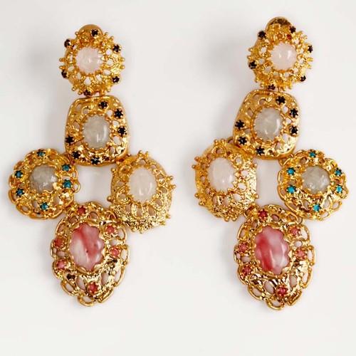 New zara stone drop statement - new,