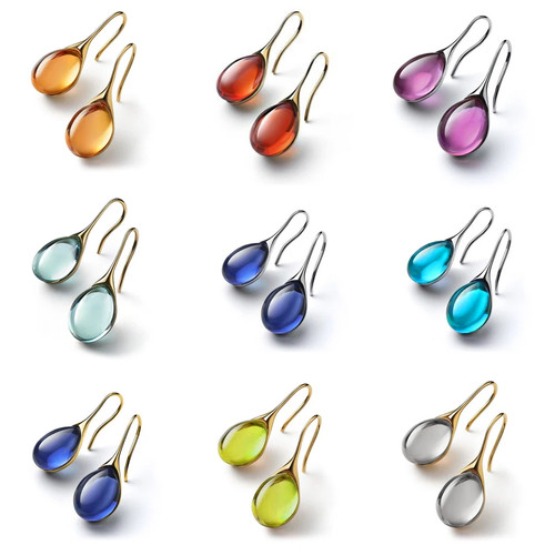 Long hook dangle earrings - long,